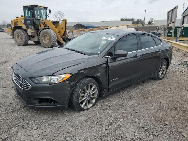 3FA6P0LU6HR303967 - 2017 FORD FUSION SE HYBRID CHARCOAL photo 1