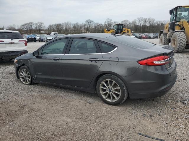 3FA6P0LU6HR303967 - 2017 FORD FUSION SE HYBRID CHARCOAL photo 2