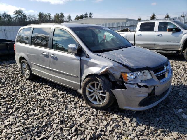 2C4RDGCG4ER122967 - 2014 DODGE GRAND CARA SXT SILVER photo 4