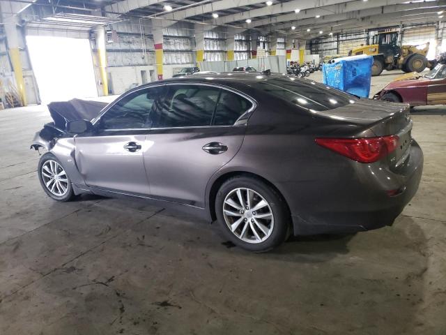 JN1BV7AR6FM418583 - 2015 INFINITI Q50 BASE BROWN photo 2