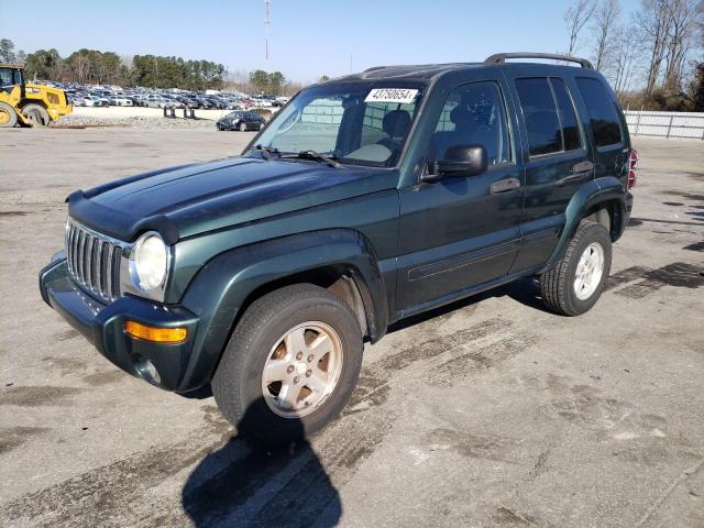 1J8GL58K42W223837 - 2002 JEEP LIBERTY LIMITED GREEN photo 1