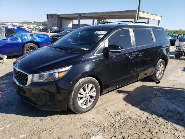 KNDMB5C18J6390812 - 2018 KIA SEDONA LX BLACK photo 1