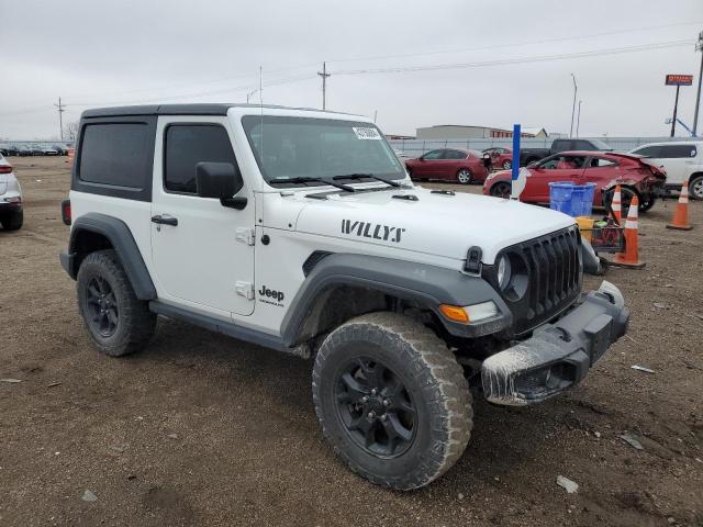 1C4GJXAN4MW715350 - 2021 JEEP WRANGLER SPORT WHITE photo 4