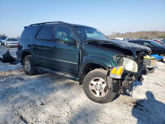 5TDBT48A92S098448 - 2002 TOYOTA SEQUOIA LIMITED GREEN photo 4