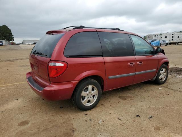 1D4GP45R36B737752 - 2006 DODGE CARAVAN SXT RED photo 3