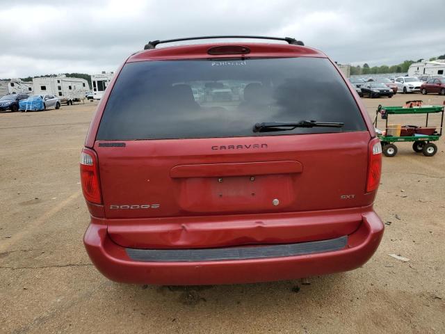 1D4GP45R36B737752 - 2006 DODGE CARAVAN SXT RED photo 6