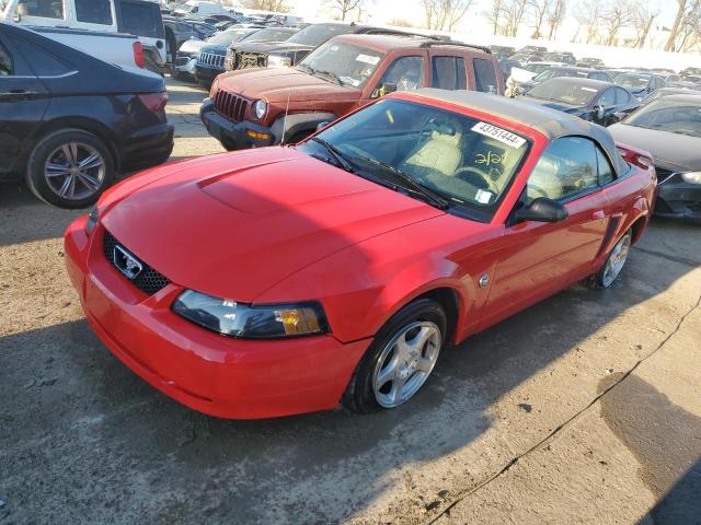 1FAFP44694F133456 - 2004 FORD MUSTANG RED photo 1