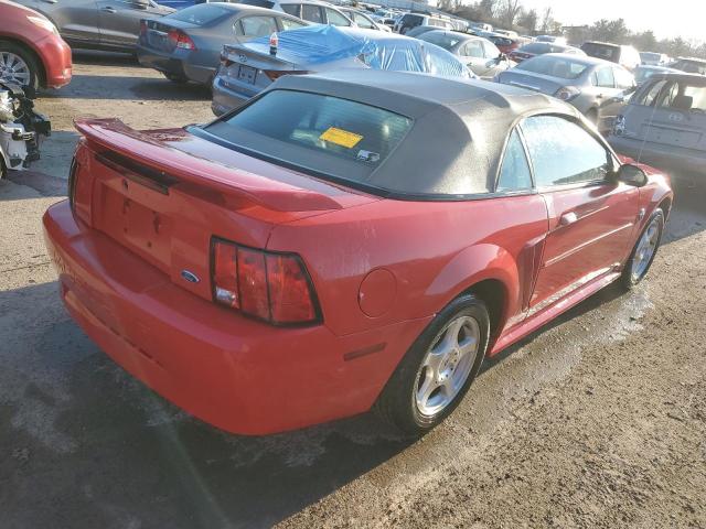 1FAFP44694F133456 - 2004 FORD MUSTANG RED photo 3
