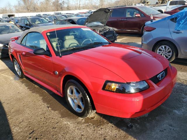 1FAFP44694F133456 - 2004 FORD MUSTANG RED photo 4