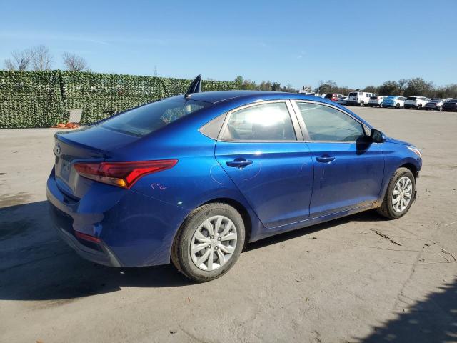 3KPC24A37KE064179 - 2019 HYUNDAI ACCENT SE BLUE photo 3