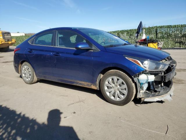 3KPC24A37KE064179 - 2019 HYUNDAI ACCENT SE BLUE photo 4