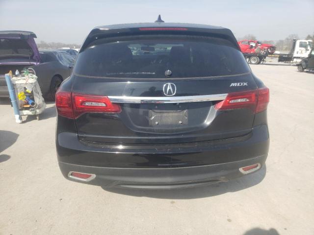 5FRYD3H23EB004601 - 2014 ACURA MDX BLACK photo 6