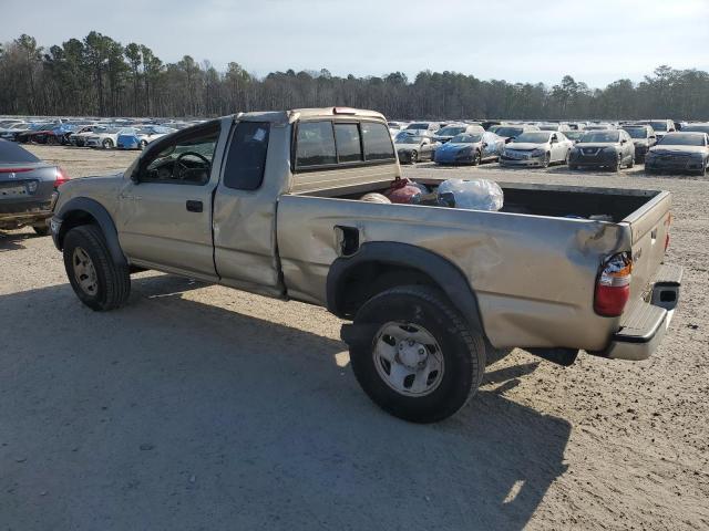 5TEWM72N54Z359897 - 2004 TOYOTA TACOMA XTRACAB GOLD photo 2