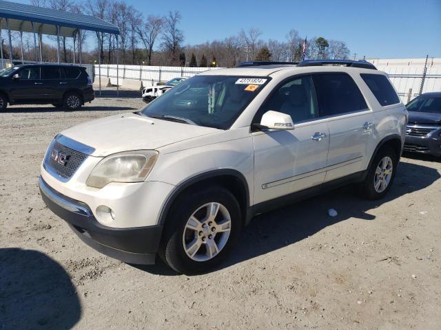 1GKER33D79J127240 - 2009 GMC ACADIA SLT-2 WHITE photo 1