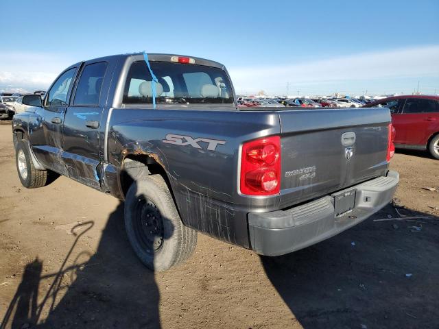 1D7HW38K08S530063 - 2008 DODGE DAKOTA SXT GRAY photo 2