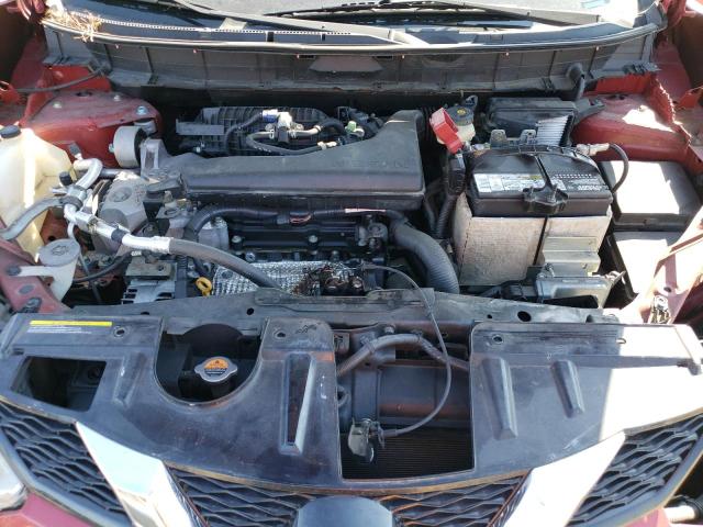 5N1AT2MT3FC800113 - 2015 NISSAN ROGUE S RED photo 11