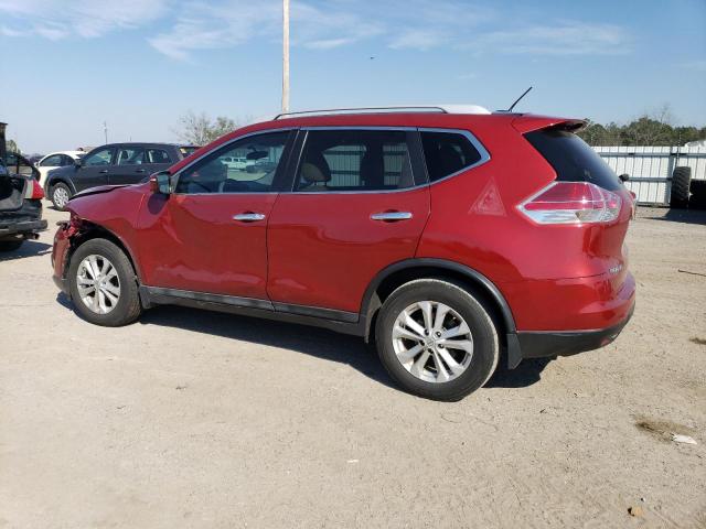 5N1AT2MT3FC800113 - 2015 NISSAN ROGUE S RED photo 2