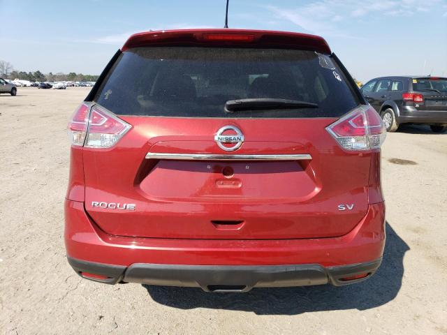 5N1AT2MT3FC800113 - 2015 NISSAN ROGUE S RED photo 6