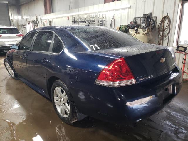 2G1WG5E35C1267626 - 2012 CHEVROLET IMPALA LT BLUE photo 2