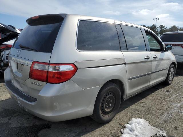 5FNRL38265B013818 - 2005 HONDA ODYSSEY LX SILVER photo 3