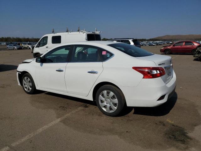 3N1AB7AP3HY344784 - 2017 NISSAN SENTRA S WHITE photo 2