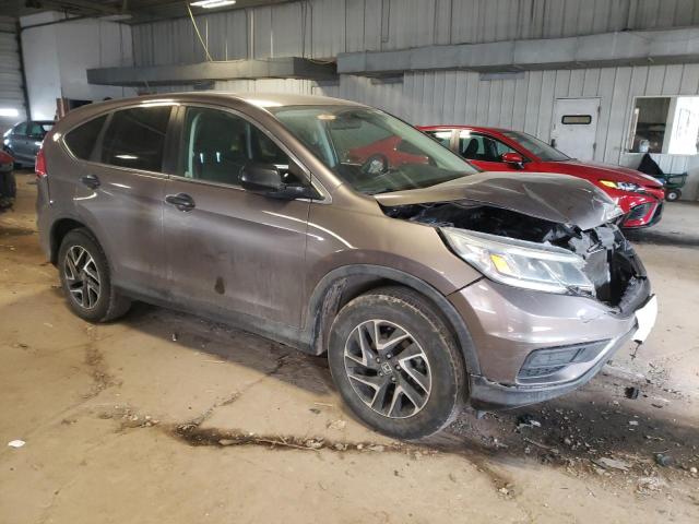 5J6RM4H4XGL057142 - 2016 HONDA CR-V SE GRAY photo 4