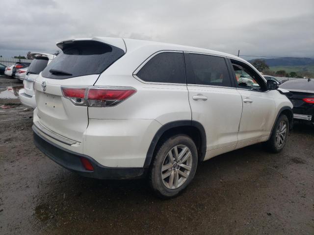 5TDZARFH9GS018042 - 2016 TOYOTA HIGHLANDER LE WHITE photo 3