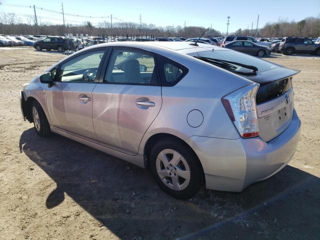 JTDKN3DU1A0240605 - 2010 TOYOTA PRIUS SILVER photo 2