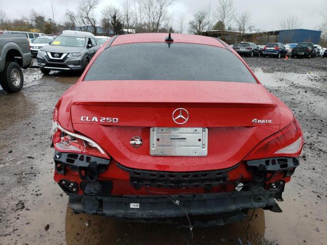 WDDSJ4GB9KN727881 - 2019 MERCEDES-BENZ CLA 250 4MATIC RED photo 6