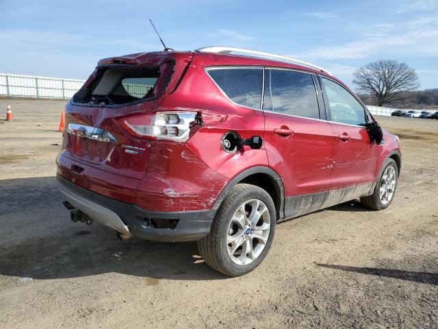 1FMCU9J91EUE35818 - 2014 FORD ESCAPE TITANIUM RED photo 3