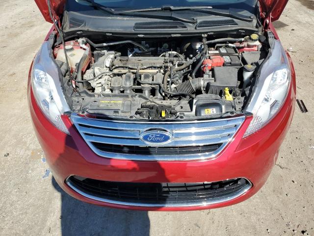 3FADP4CJ3BM196255 - 2011 FORD FIESTA SEL RED photo 11