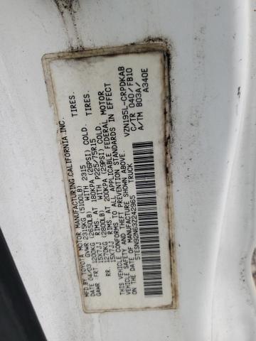 5TESN92N63Z242965 - 2003 TOYOTA TACOMA XTRACAB PRERUNNER თეთრი ფოტო 12