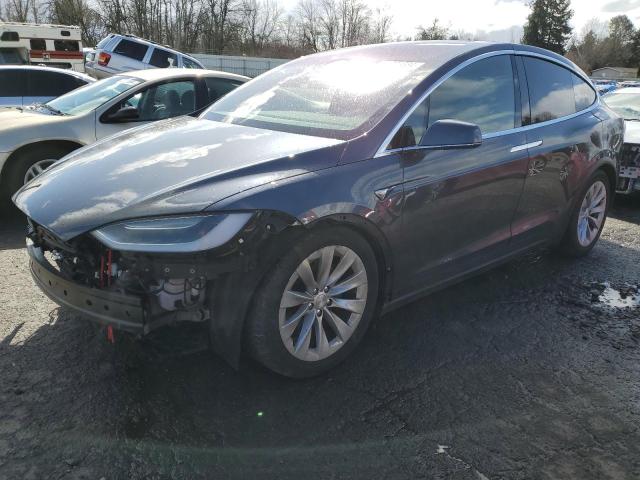 5YJXCBE24HF048089 - 2017 TESLA MODEL X GRAY photo 1