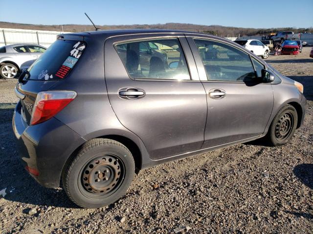 JTDKTUD30DD554228 - 2013 TOYOTA YARIS GRAY photo 3