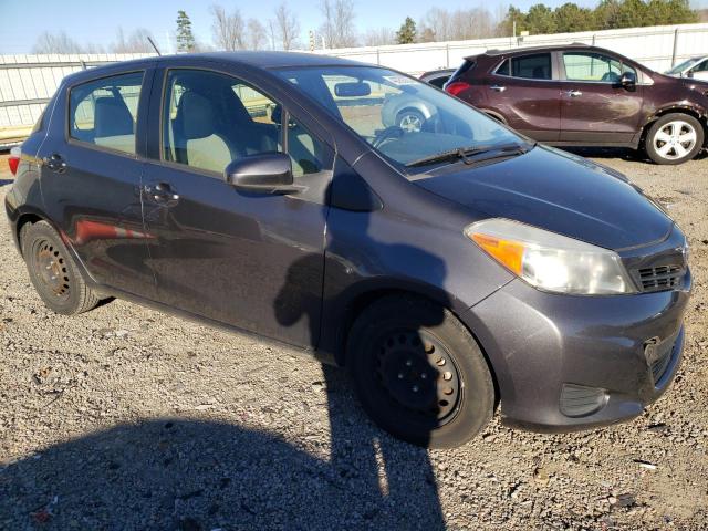 JTDKTUD30DD554228 - 2013 TOYOTA YARIS GRAY photo 4