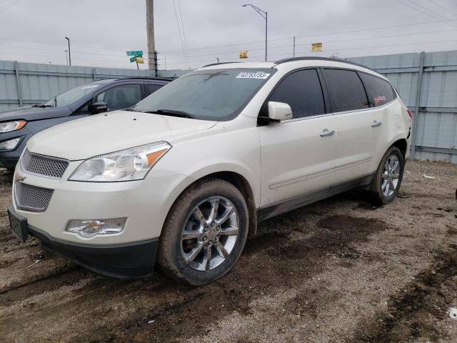 1GNKRLED9BJ186489 - 2011 CHEVROLET TRAVERSE LTZ WHITE photo 1