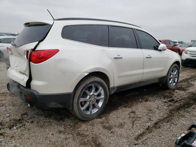 1GNKRLED9BJ186489 - 2011 CHEVROLET TRAVERSE LTZ WHITE photo 3