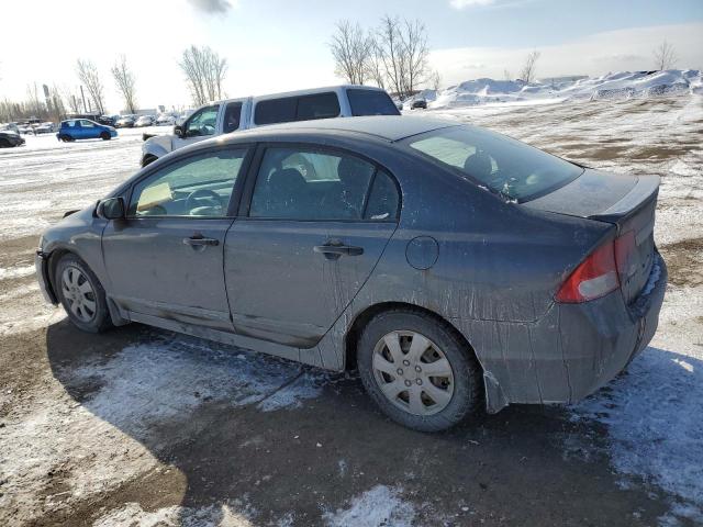 2HGFA1F4XAH010606 - 2010 HONDA CIVIC DX-G GRAY photo 2