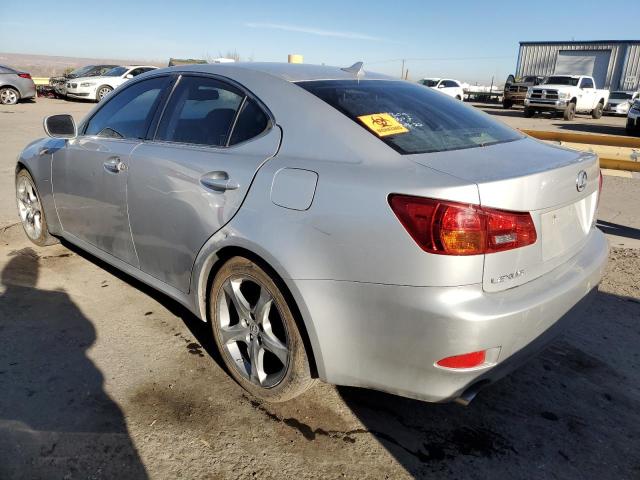 JTHBK262782073016 - 2008 LEXUS IS 250 SILVER photo 2