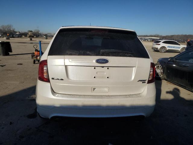 2FMDK4AK5EBB46575 - 2014 FORD EDGE SPORT WHITE photo 6