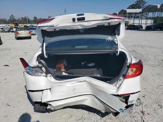 1HGCV3F12MA005492 - 2021 HONDA ACCORD HYBRID WHITE photo 6