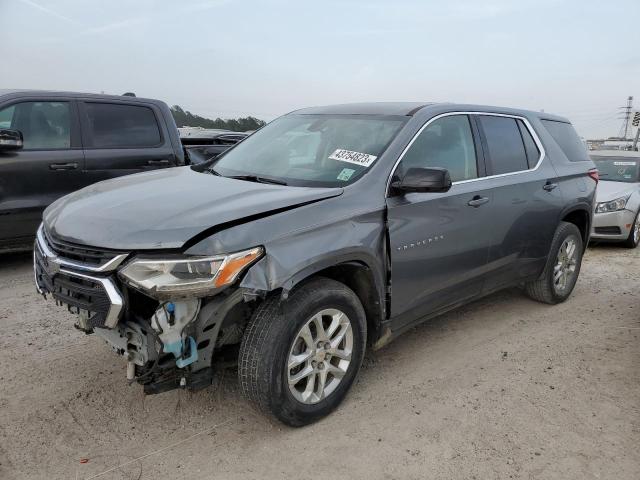 1GNERFKW1KJ149036 - 2019 CHEVROLET TRAVERSE LS SILVER photo 1