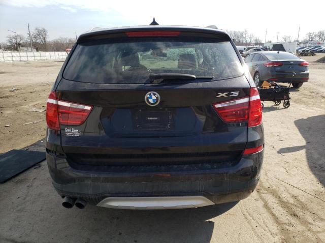 5UXWX9C58G0D76345 - 2016 BMW X3 XDRIVE28I BLACK photo 6