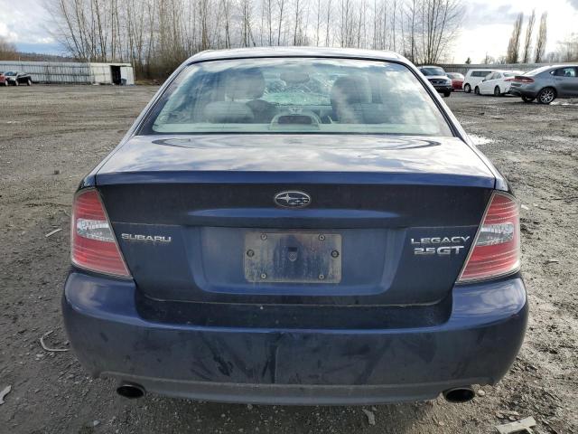 4S3BL676866218383 - 2006 SUBARU LEGACY GT LIMITED BLUE photo 6