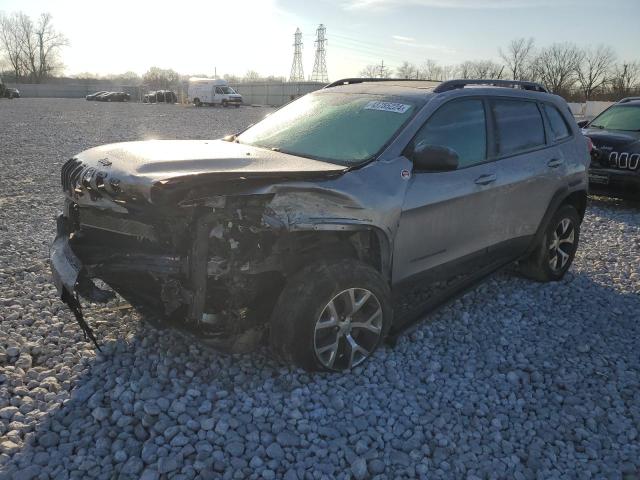 1C4PJMBS6EW132203 - 2014 JEEP CHEROKEE TRAILHAWK SILVER photo 1