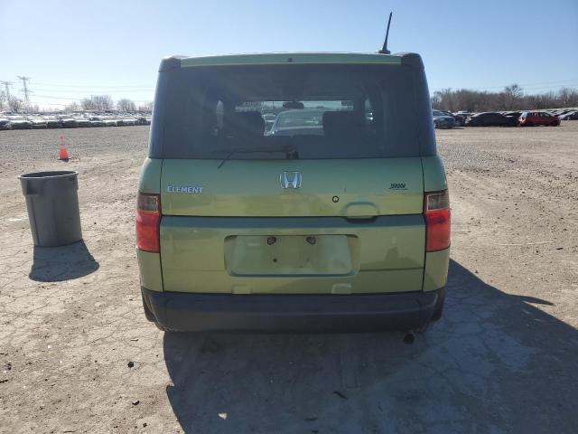 5J6YH18766L004736 - 2006 HONDA ELEMENT EX GREEN photo 6