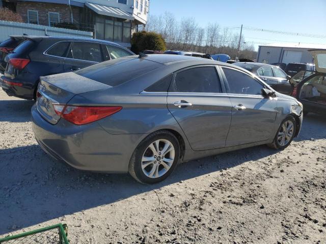 5NPEC4ACXDH698512 - 2013 HYUNDAI SONATA SE GRAY photo 3