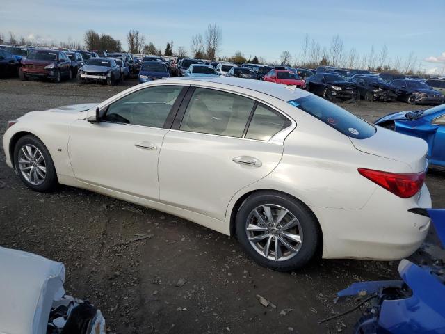 JN1BV7AR8EM698800 - 2014 INFINITI Q50 BASE WHITE photo 2