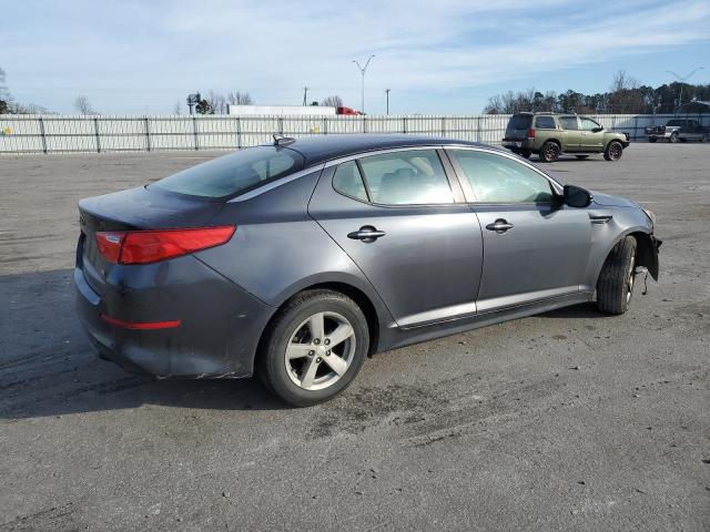 KNAGM4A79F5644322 - 2015 KIA OPTIMA LX GRAY photo 3