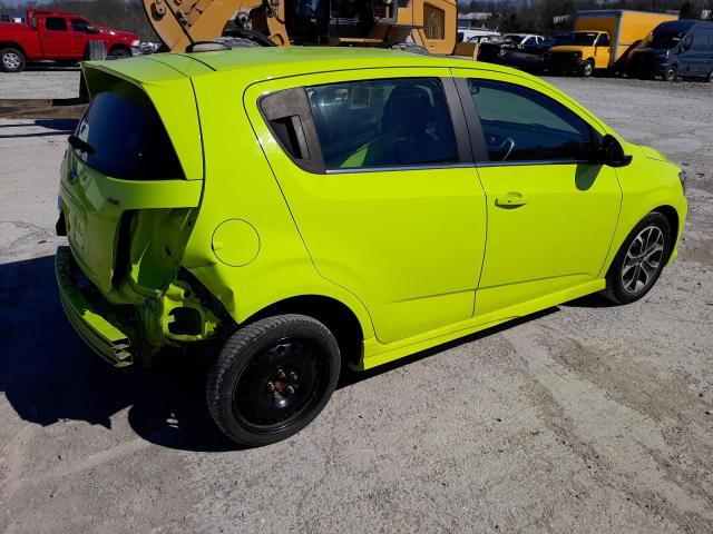 1G1JD6SB5K4113523 - 2019 CHEVROLET SONIC LT GREEN photo 3